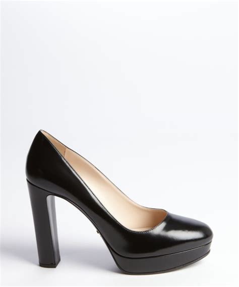 prada block heel over-the-knee|prada heels platform.